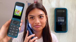 gen z uses a FLIP PHONE for a week | get well series ep 1