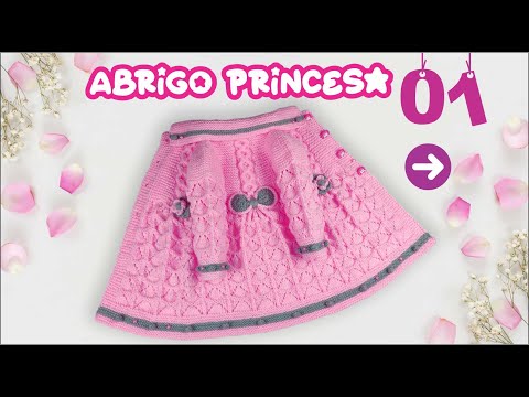 ABRIGO PRINCESA muy fácil de tejer | Paso a Paso ✅