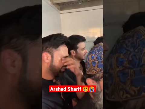 Waseem badami crying 😭 on Arshad Shareef death #arshadsharif #crying #shorts
