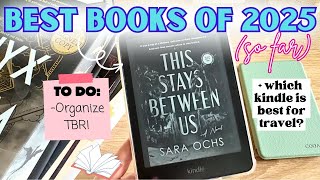 MY FAVORITE BOOKS OF 2025 & ORGANIZE MY TBR WITH ME! KINDLE COMPARISON #booktube #kindle #tbr #books