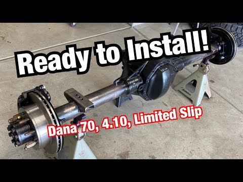 Final Dana 70 Prep for the OBS Chevy Axle Swap: Disc Brakes are ON