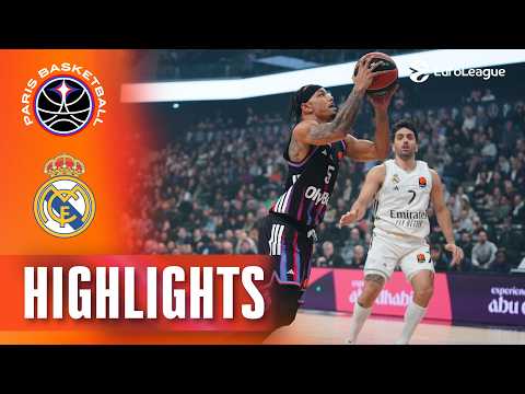 The STREAK ENDS at Six | Paris - Real Madrid | R25 BASKETBALL HIGHLIGHTS 2025-26