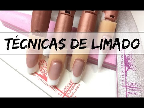 Técnicas de limado en uñas artificiales