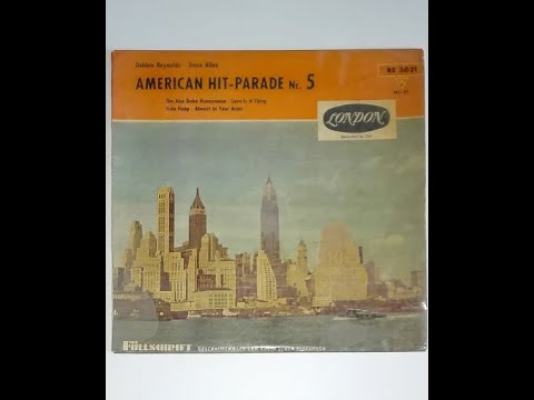 DEBBIE REYNOLDS  "The Aba-Daba Honeymoon"  Deutsche LONDON 1958 Rock & Roll