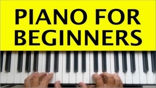 Piano Lessons for Beginners Lesson 1 How to Play Piano Tutorial Free Easy Online Learning Chords