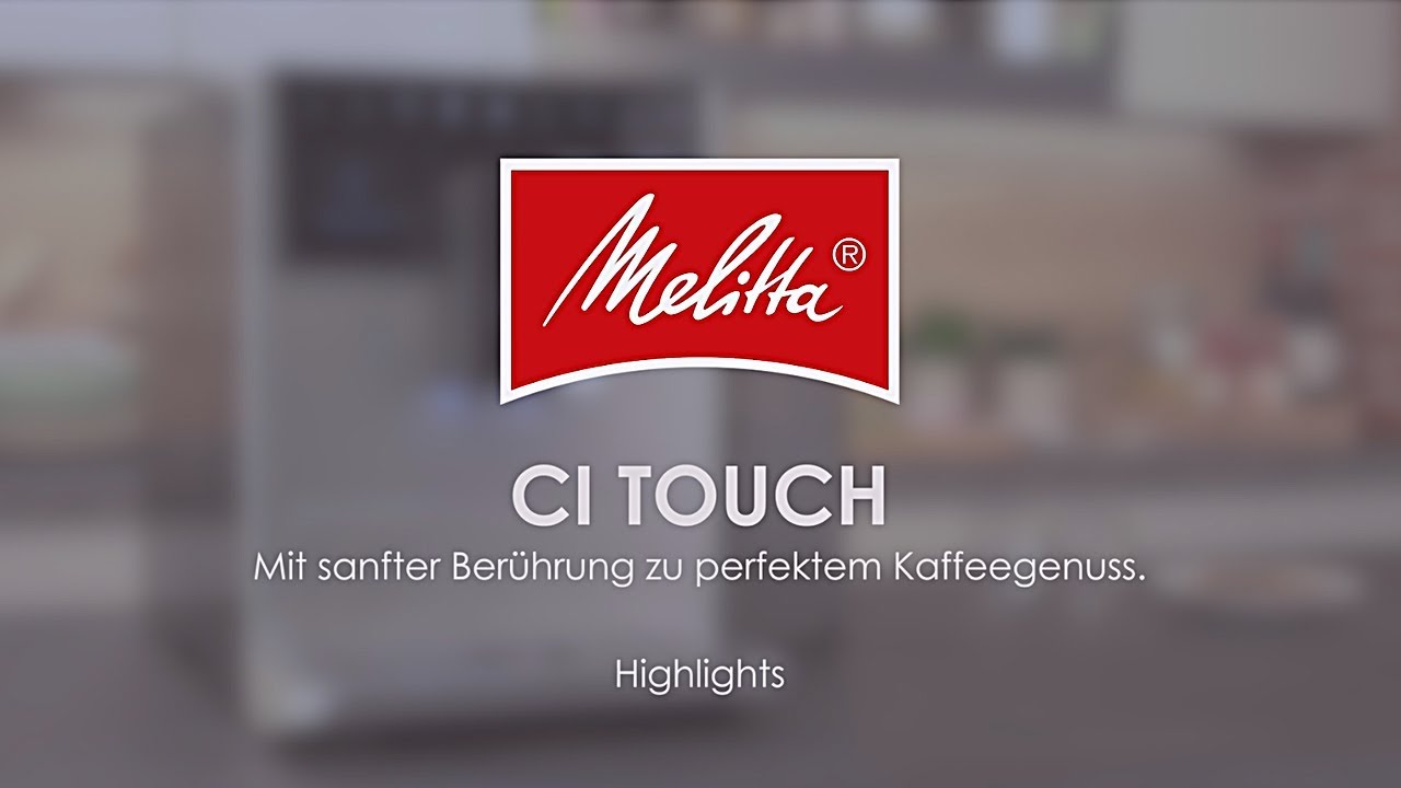 Melitta Machine à café automatique CI Touch F630-101 avec le set de soins
