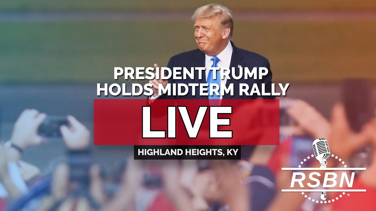 LIVE REPLAY: President Trump Holds a Rally in Highland Heights, KY - 10/17/26