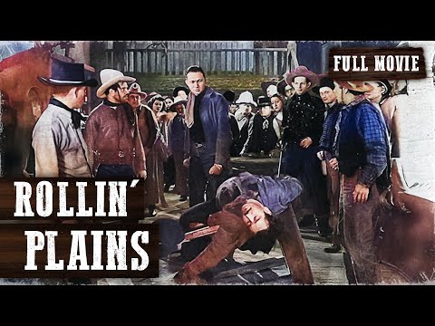 ROLLIN' PLAINS | Tex Ritter | Full Western Movie | English | Free Wild West Movie