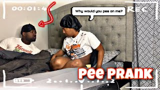 EXTREME PEE PRANK ON GIRLFRIEND!!       *SHE WENT CRAZY*