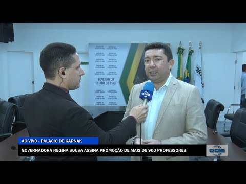 Governadora Regina Sousa assina promoção de mais de 900 professores 07 10 2022