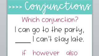 Conjunctions