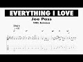 (Transcription) Everything I Love - Joe Pass 1982, Eximious