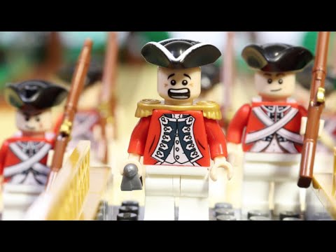 Lego American revolution battle of Concord - history brick film (part 2)