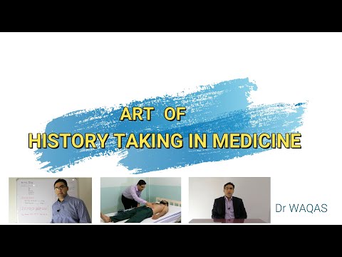 History taking from patient in medicine.(Examination Skills)