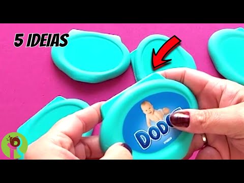 5 IDEIAS INCRIVEIS COM EMBALAGENS DE LENÇOS UMEDECIDOS