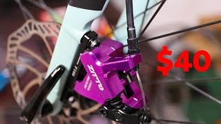 ZTTO Hydraulic / Cable hybrid disk brake calipers - install and testing