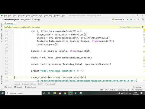 Face Detection System Django Project || Explanation 1