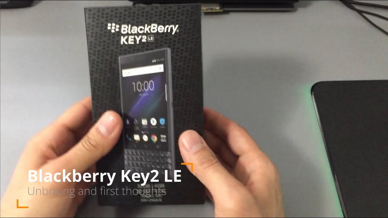 Blackberry Key2 LE Unboxing and first impressions (2020)