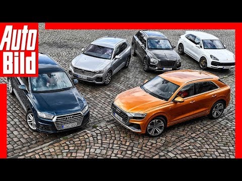 SUVs from the VW Group (2018) Luxury SUVs in comparison
