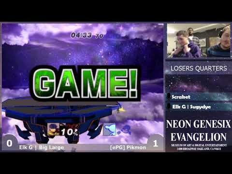 "Neon Genesix Evangelion" - Elk G | Big Large (Ike) v. [ePG] Pikmon (G&W) - Losers Quarters