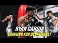 Ryan Garcia Training Camp For Devin Haney