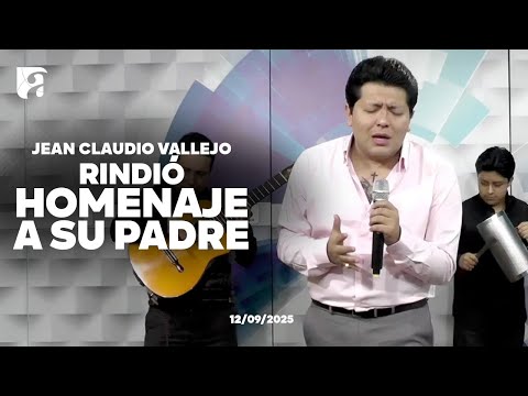 Jean Claudio Vallejo paid tribute to his father