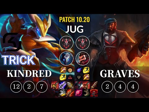 SK Trick Kindred vs Graves Jungle - KR Patch 10.20