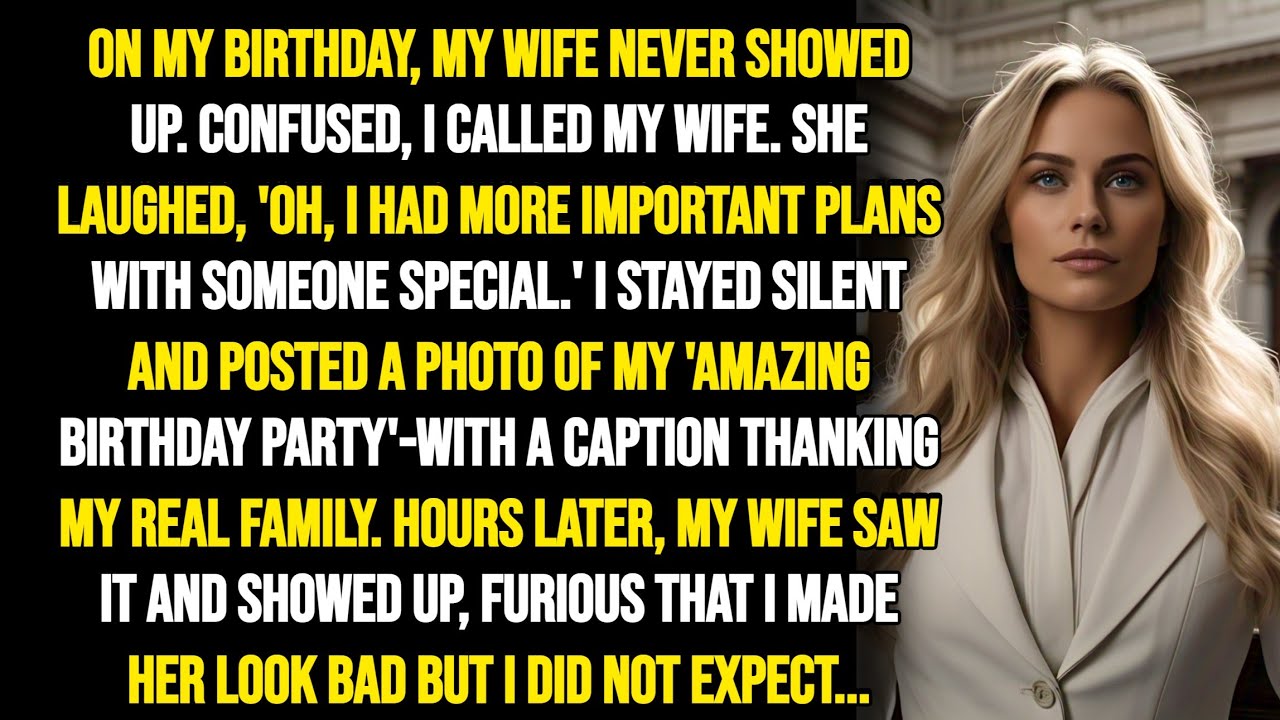 ON MY BIRTHDAY, MY WIFE CHOOSE SOMEONE SPECIAL, SO I COMPLETELY IGNORED HER BUT SHE'S NOT HAPPY...