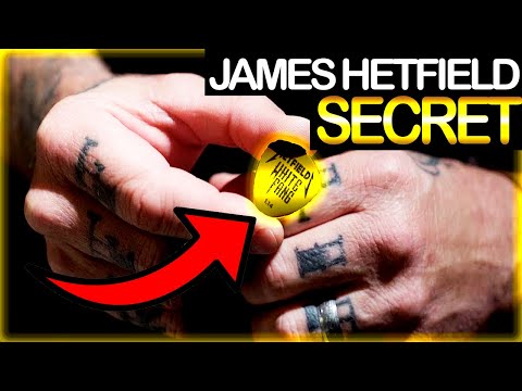 JAMES HETFIELD TRUE SECRET TO MAKE A KILLER METALLICA RIFF FINALLY REVEALED (RARE FOOTAGE)