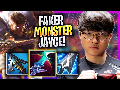 FAKER IS A MONSTER WITH JAYCE! - T1 Faker Plays Jayce MID vs Irelia! | Season 2023