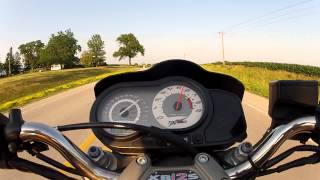preview picture of video 'Buell xb12s lightning top speed run'