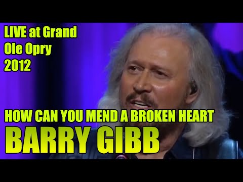 BARRY GIBB - HOW CAN YOU MEND A BROKEN HEART - LIVE at the Grand Ole Opry 2012. **re-scaled HQ 1080p