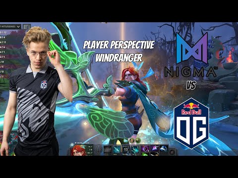 OG.Topson [Windranger] player perspective - OG vs NIGMA - OMEGA LEAGUE - GAME 1