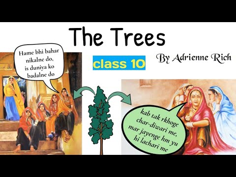 the trees poem class 10 in hindi / the trees poem class 10 animation