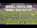 College Football 25 Breakdown Of Double Tights And Double Mug Blitz User