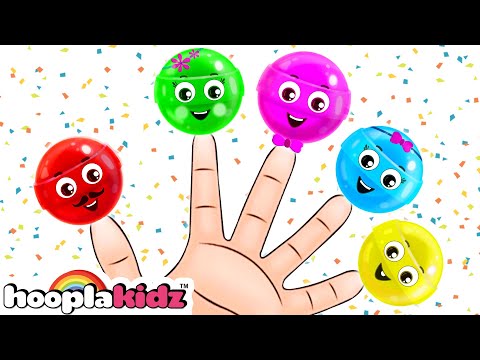 Finger Family Song With Lollipop + Fun Kids Songs By Hooplakidz