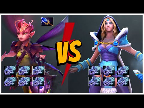 Dota 2 | 7.31d | Dark Willow vs Crystal Maiden | MAX Attack Speed | Who will win?