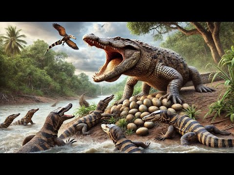 Why Did the Nile Crocodile Fail Against the Monitor Lizard While Protecting Its Eggs?