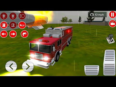 Fire Truck Driving Simulator - Rescue 911 fire engine games - Real Firefighter #4 / Android GamePlay