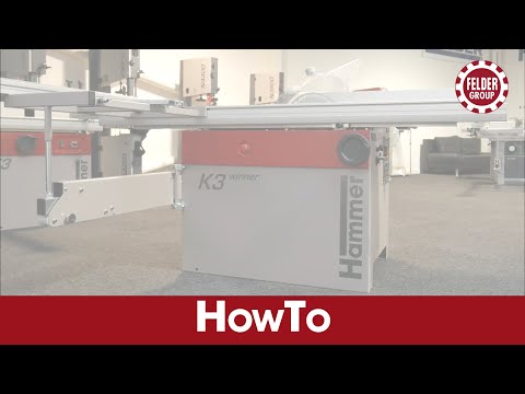 How To - Set up a Hammer K3 Winner | Felder Group