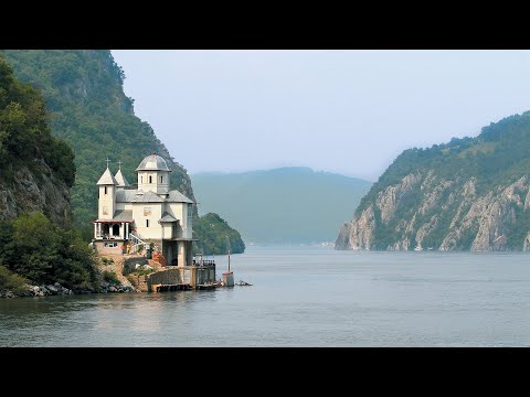 Passing through the Iron Gates of the Danube River