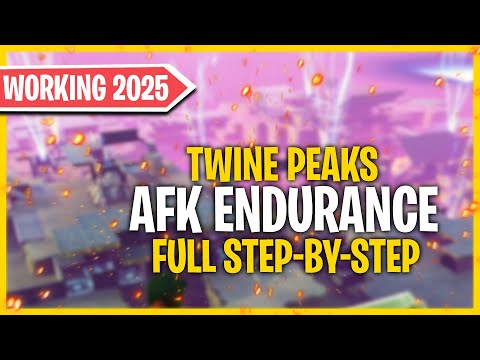 Fortnite STW Endurance AFK - Twine Peaks ENTIRE Build | Working 2025