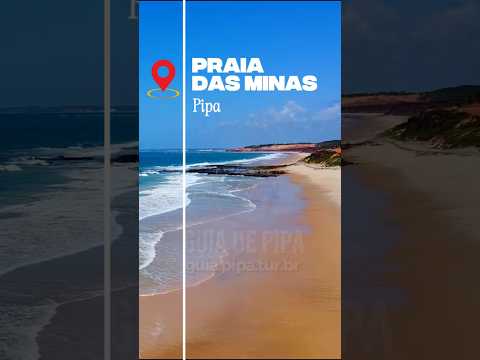 Praia das Minas | O paraíso mais preservado de Pipa 🌊🏝️ #piparn #drone #praiadasminas #praiadepipa