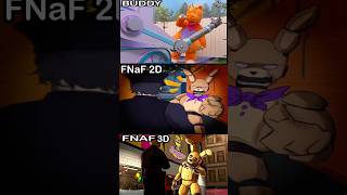 Afton Explaining Himself To The Cops - BUDDY VS 2D VS 3D | FNaF X BUDDY