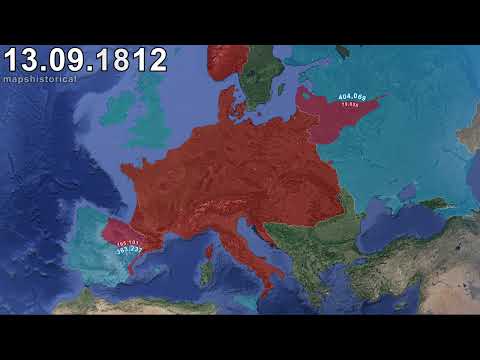 The Napoleonic Wars Every Day using Google Earth