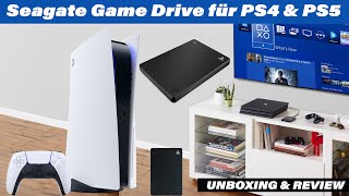 Seagate Game Drive für PlayStation 5 & PS4 Konsole | Seagate Game Drive PS5 Unboxing & Review