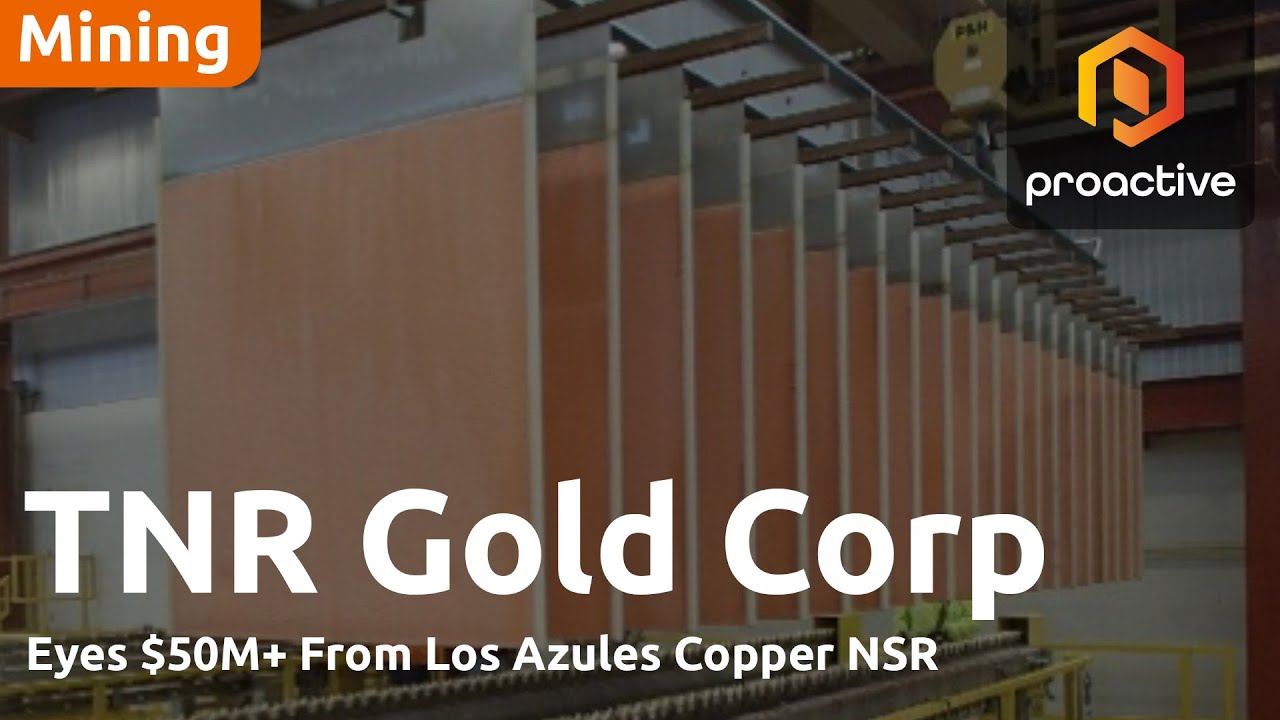 TNR Gold says feasibility study for McEwen Copper's Los Azules project shows strong economics & ESG
