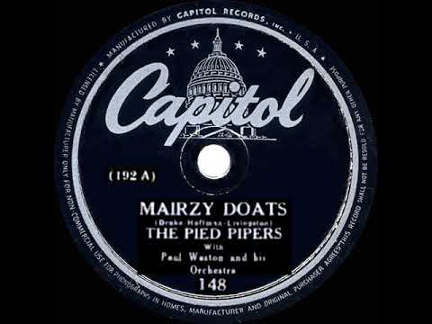 1944 HITS ARCHIVE: Mairzy Doats - Pied Pipers