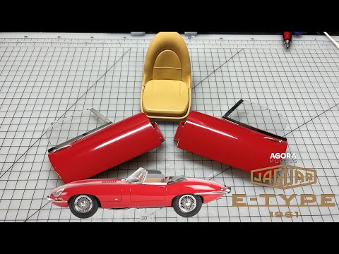 Agora Models Build the 1961 E-Type Jaguar 1:8 Scale - Pack 2 - Stages 8-15
