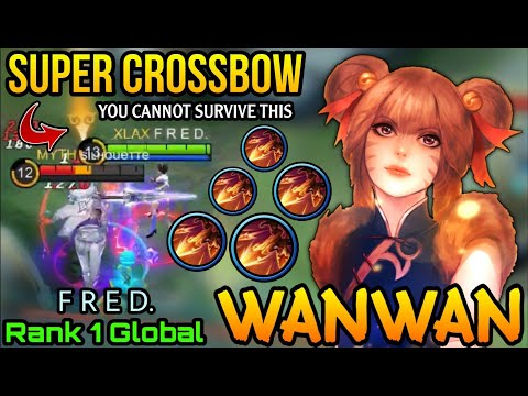 Deadly Crossbow!! Wanwan The Ultimate Killer - Top 1 Global Wanwan by F R E D.  - MLBB